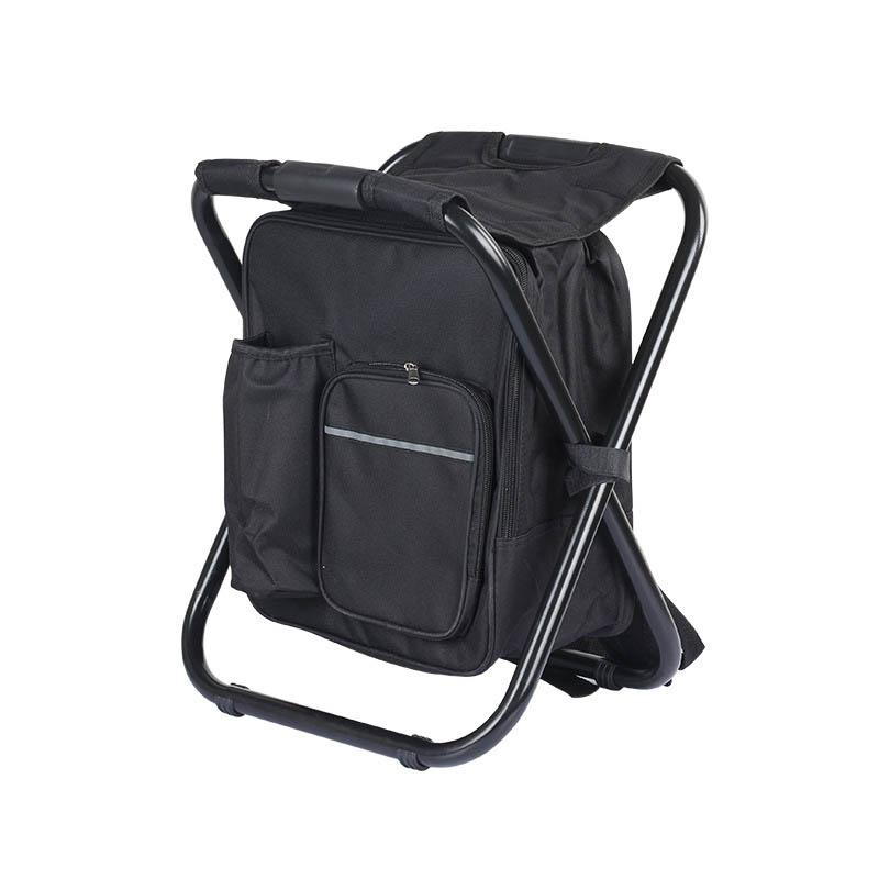 camping stool foldable backpack with cool bag
